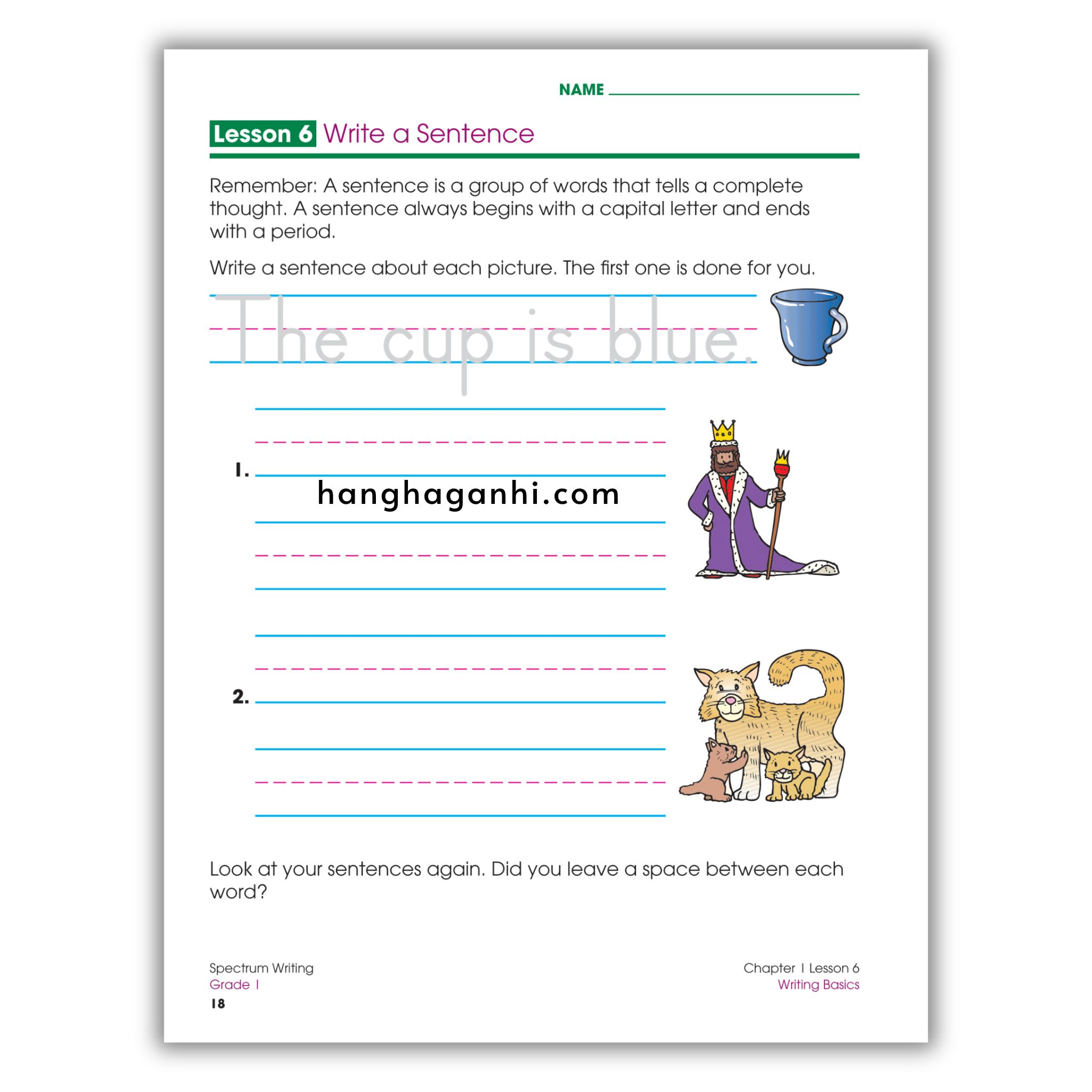 Sách Spectrum Writing Workbook Grade 1_thumbnail_16