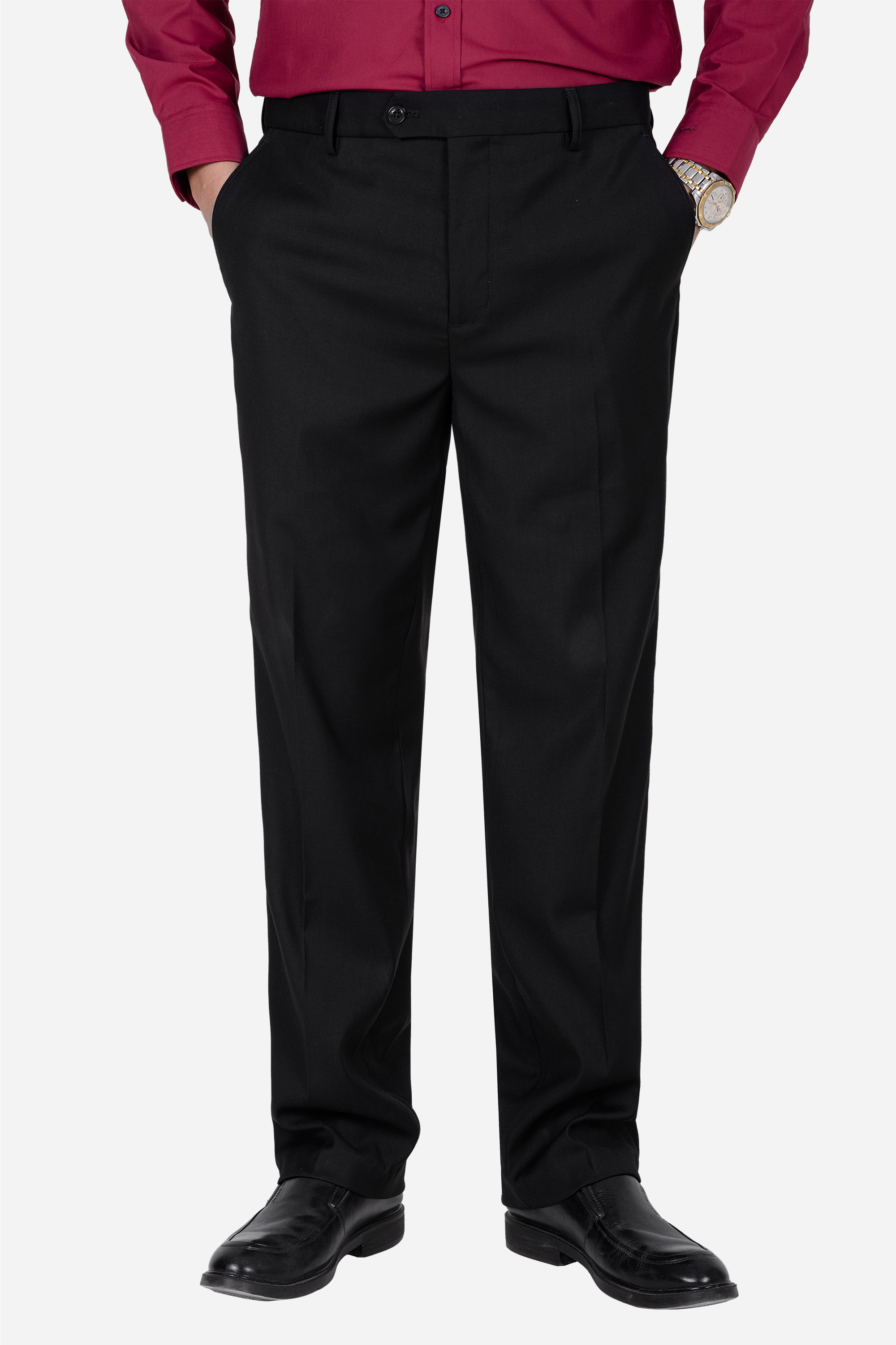 Quần Âu 0 Li Nam Trung Niên ANCHI Chất Liệu Tuytsi Siêu Nhẹ Phom Suông Ống Rộng_thumbnail_13