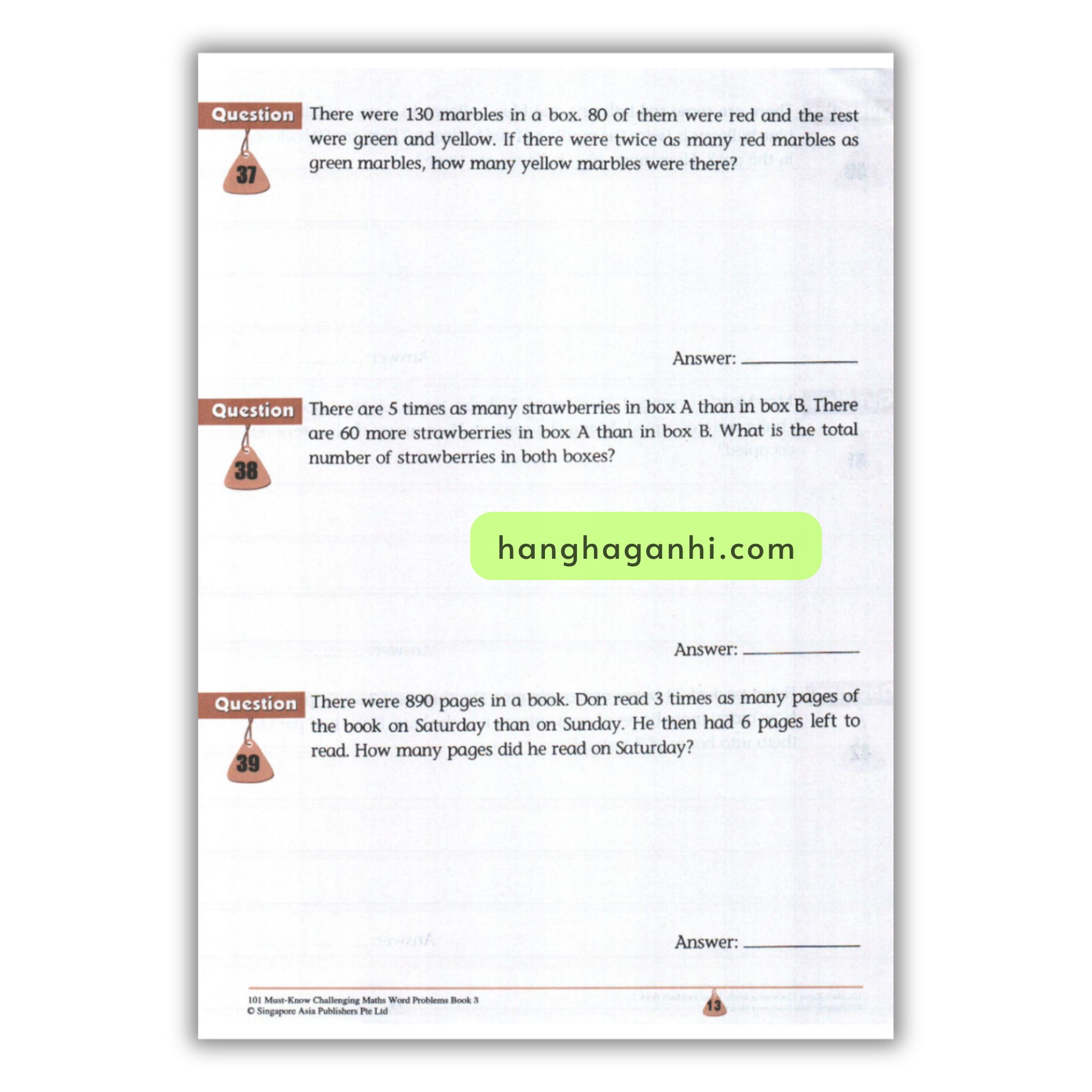 [Sách] 101 Must- Know Challenging Maths Word Problems Book 3_thumbnail_8