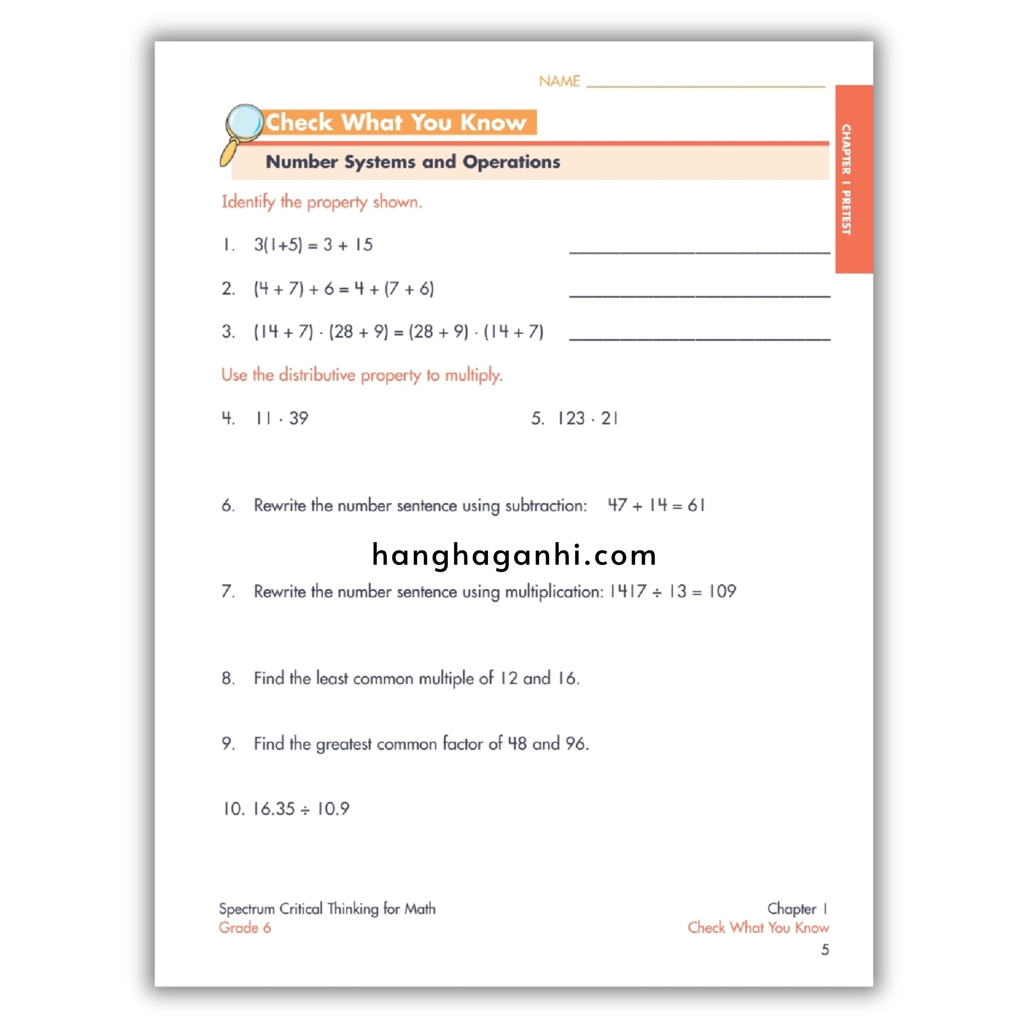 Sách Spectrum Critical Thinking for Math Workbook Grade 6_thumbnail_8
