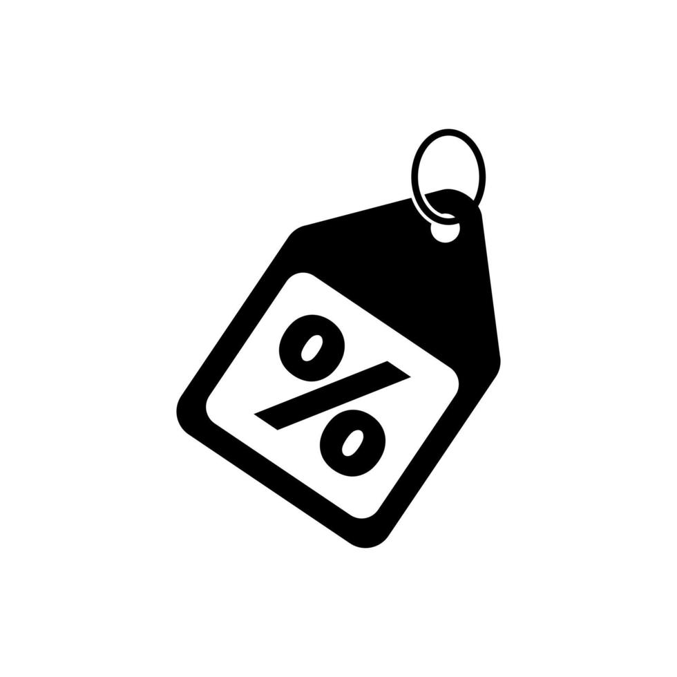 black-and-white-discount-label-icon-on-isolated-background-free-vector