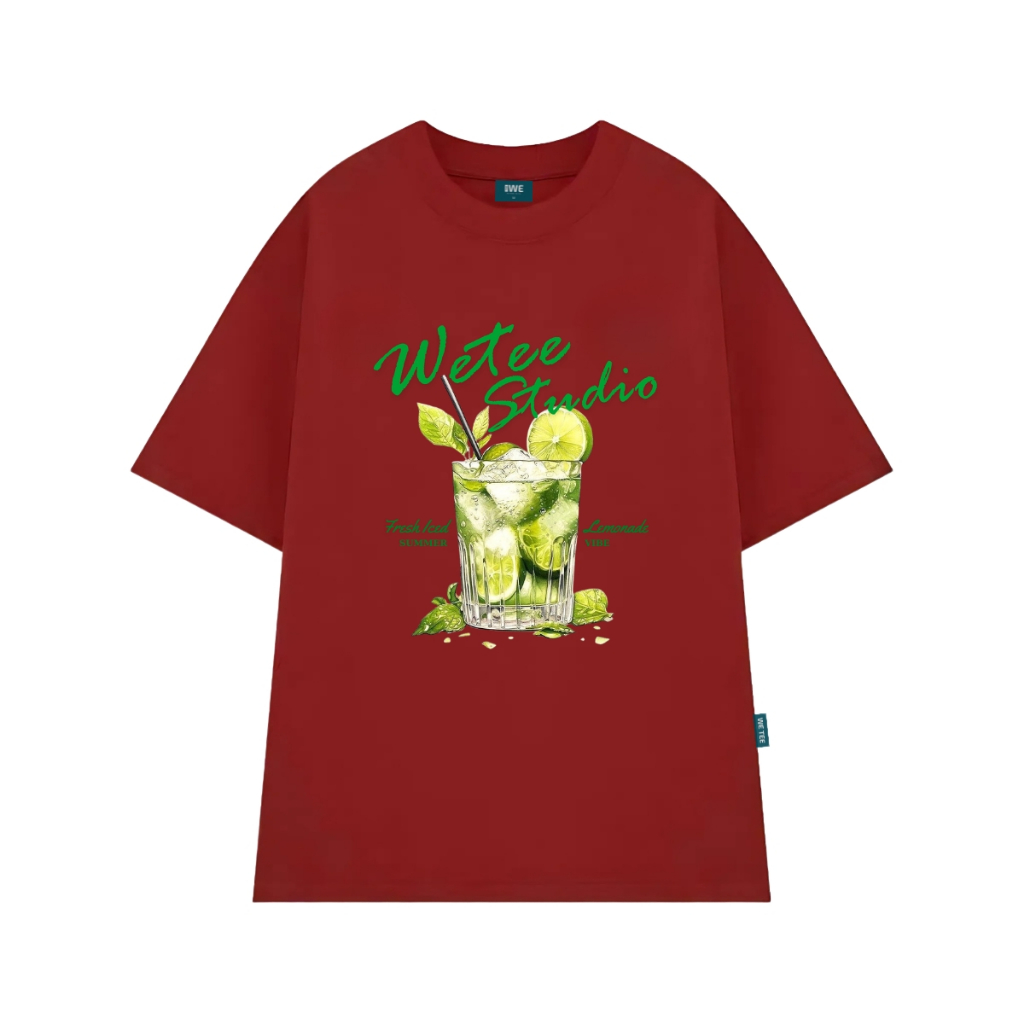 Áo thun oversize nam nữ Fresh Iced Lemonade local brand We Tee chất cotton 250 gsm - WU1084_thumbnail_3
