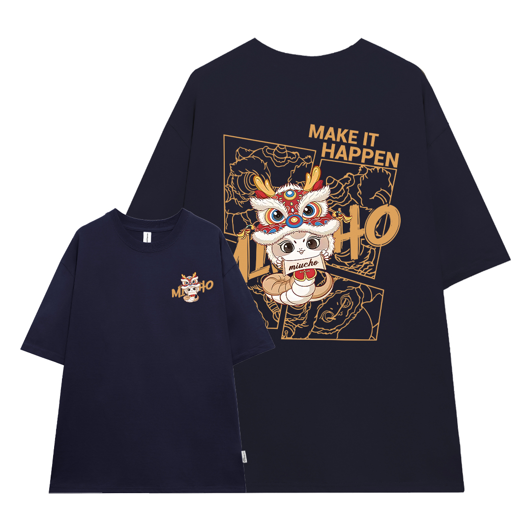 Áo thun tết form rộng 1885 Miucho cổ tròn chất vải cotton 4c thoáng mát in mix_thumbnail_11