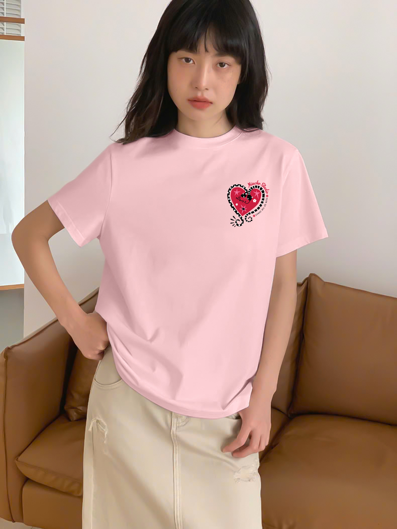 Áo thun nữ tết form vừa regular vải cotton 4c thoáng mát 1814 Miucho in basic_thumbnail_4