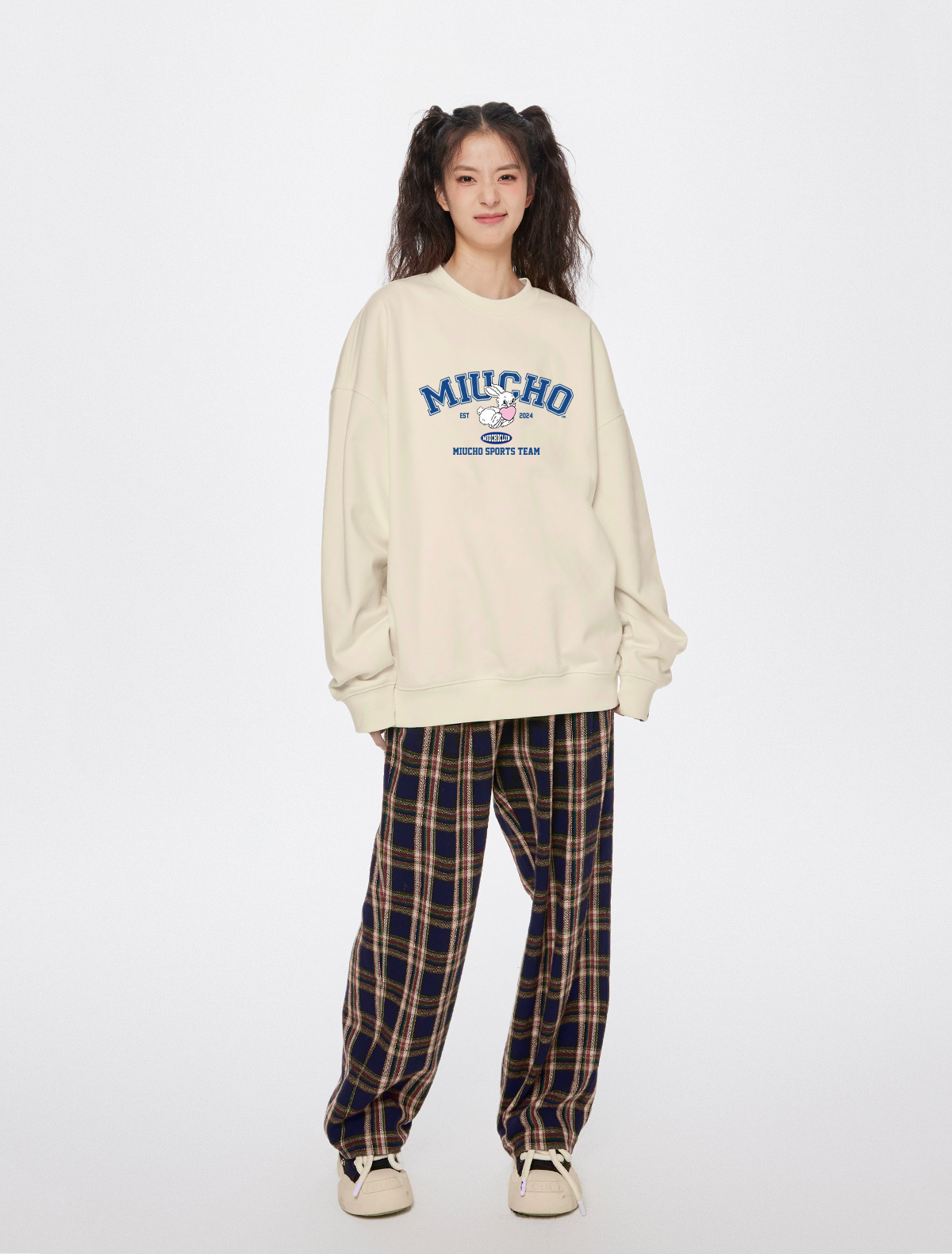 Áo sweater unisex local brand STD1318 Miucho nỉ chân cua dày dặn in mix_thumbnail_4