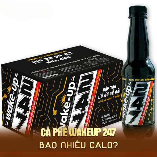 Nước Tăng Lực Vị Cà Phê Wake Up 247 thùng 24 Chai 330ml_thumbnail_2