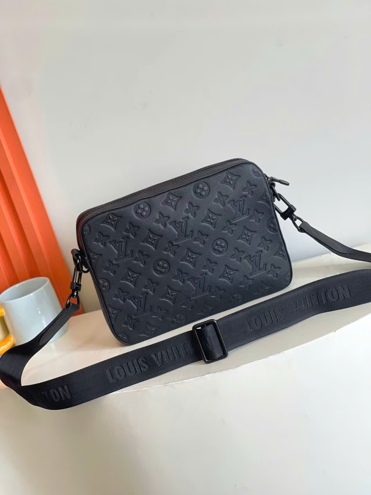 Túi đeo chéo set 3 món vân chìm LV Trio messenger_thumbnail_2