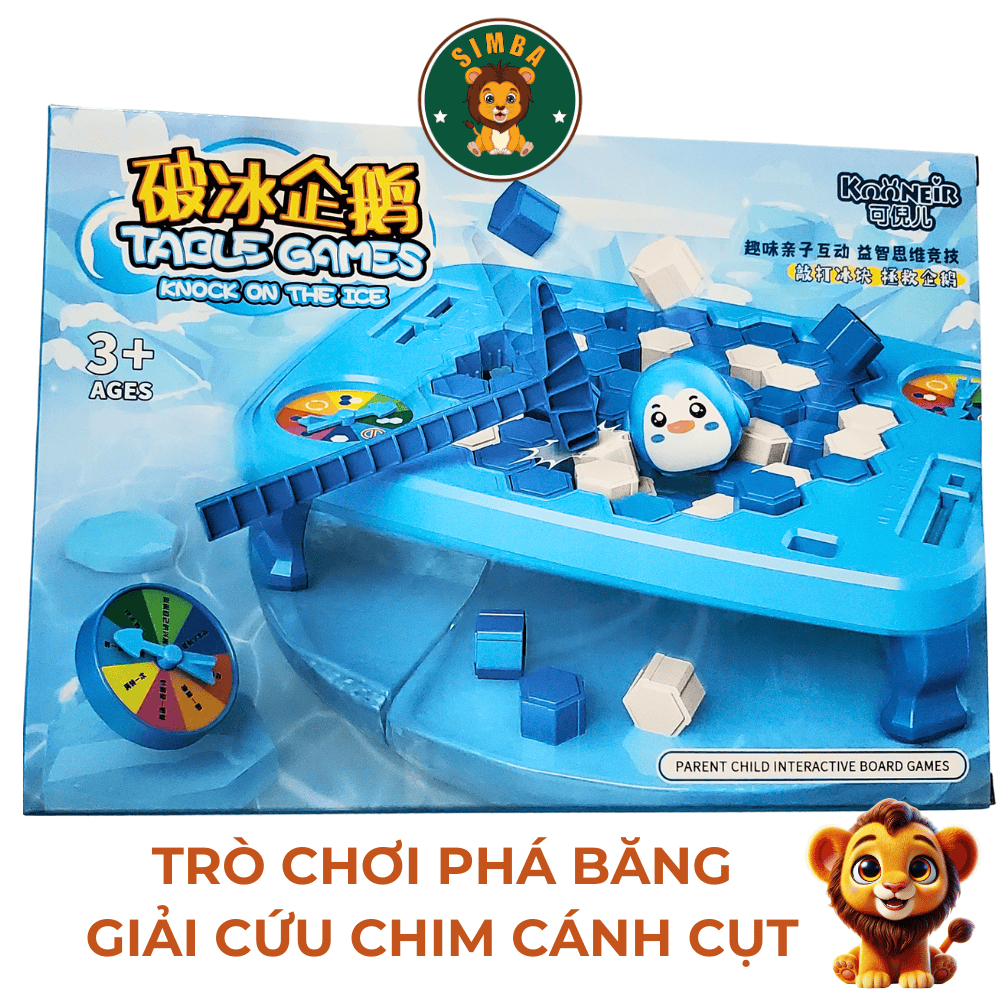 Trò Chơi Phá Băng Giải Cứu Chim Cánh Cụt Simba Shop Tương Tác Rèn Luyện Phản Xạ Khéo Léo Cho Bé