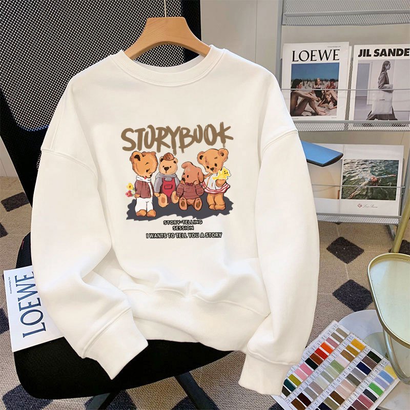 Áo sweater nữ dáng rộng dày - Áo nỉ thu đông unisex local brand -  Loza G0089_thumbnail_11