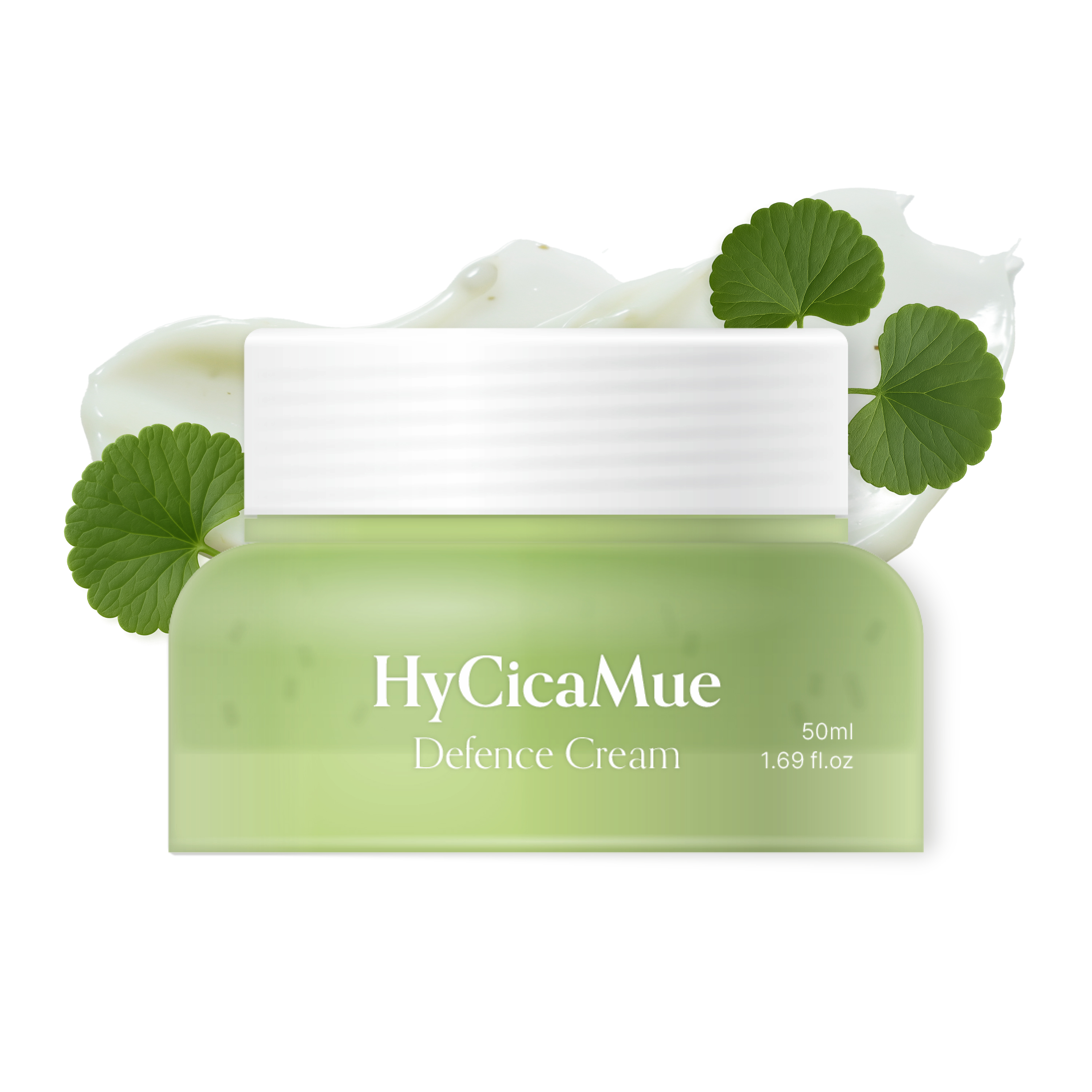 Kem dưỡng ẩm phục hồi giảm dầu mụn và bảo vệ da elravie HyCicaMue Defence Cream 50ml