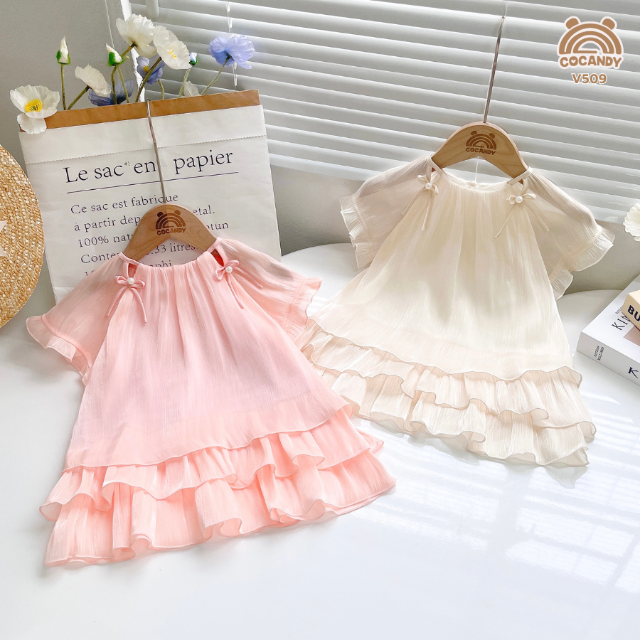 Váy cộc tơ HỒNG vai đính ngọc_thumbnail_3