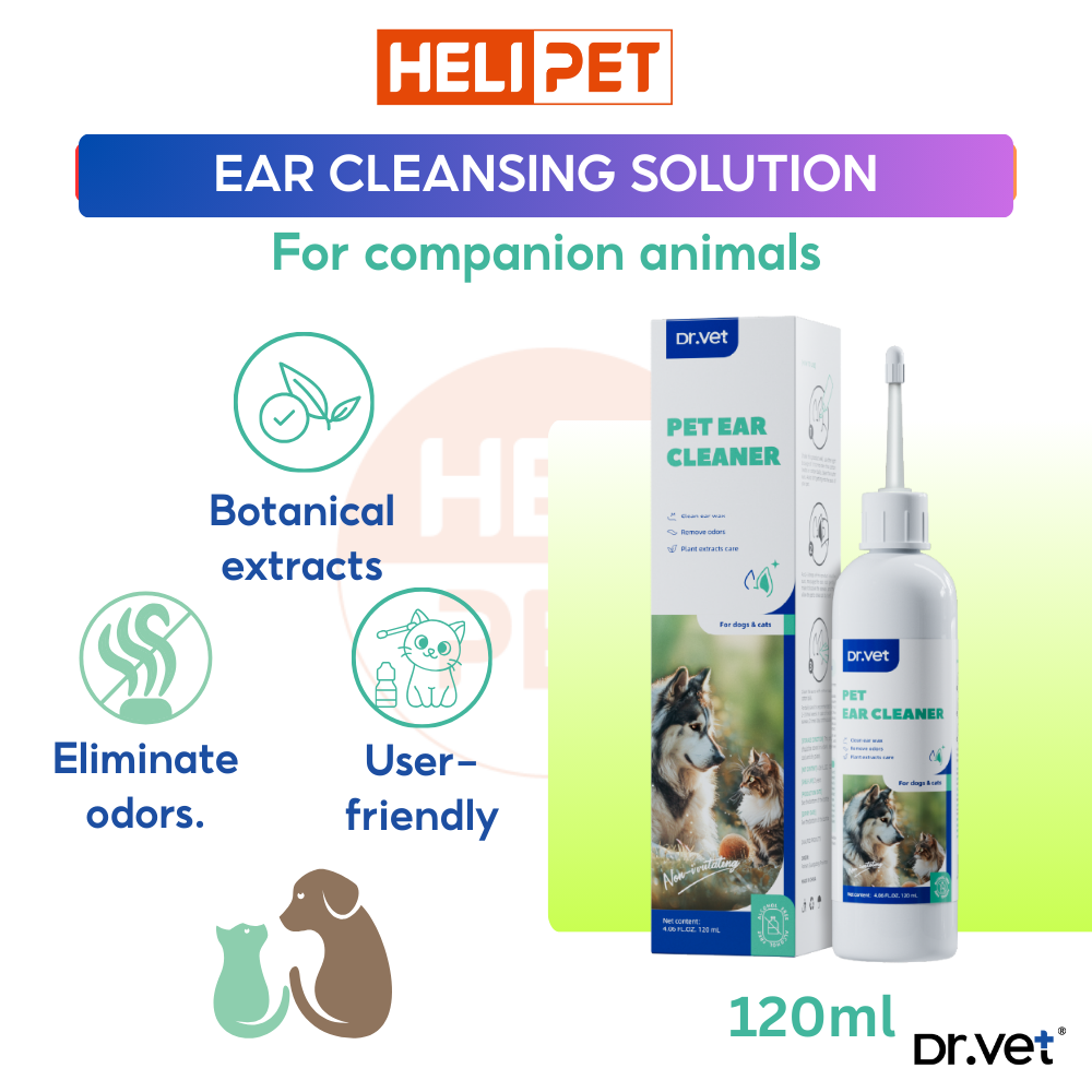 DrVET Ear Cleaning Solution for Dogs and Cats