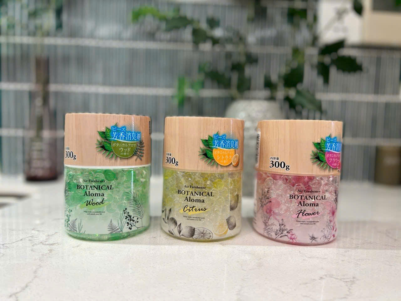 SET 2 HỘP SÁP Thơm Phòng Bonitical Aloma 300g