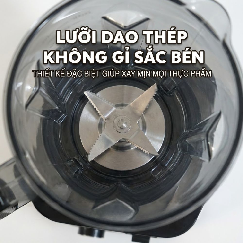 Máy Xay Sinh Tố Công Nghiệp Đa Năng Mishio MK446 (3.0L) - Công Suất 800W_thumbnail_6