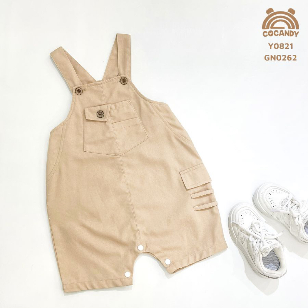 Yếm quần BE ĐẬM túi ngực phối cúc_thumbnail_1