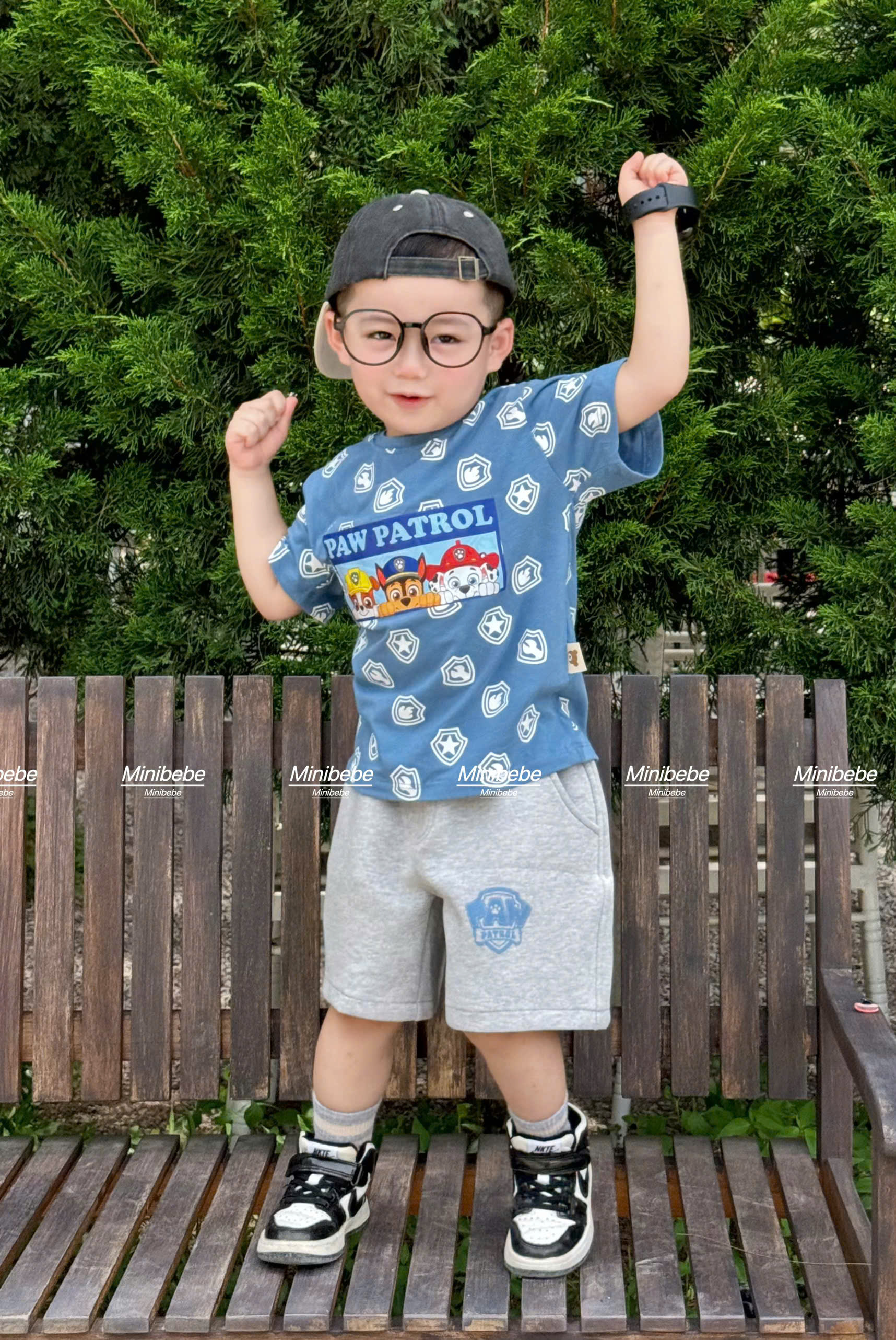 T59 BỘ CỘC ÁO XANH 3 CHÚ CHÓ- A117.1736_thumbnail_2