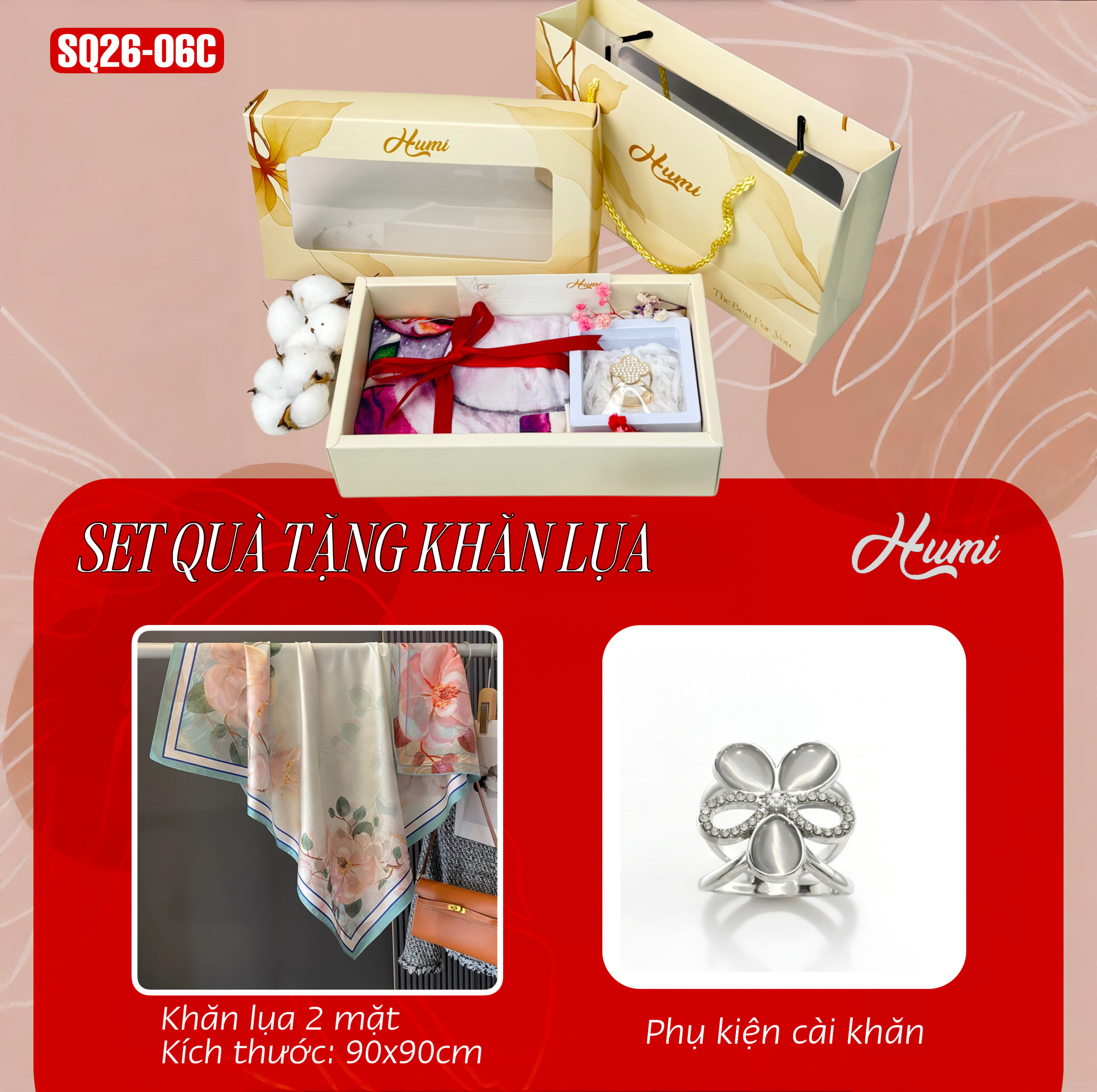 SET QUÀ KHĂN 90 (SQ26-06C)