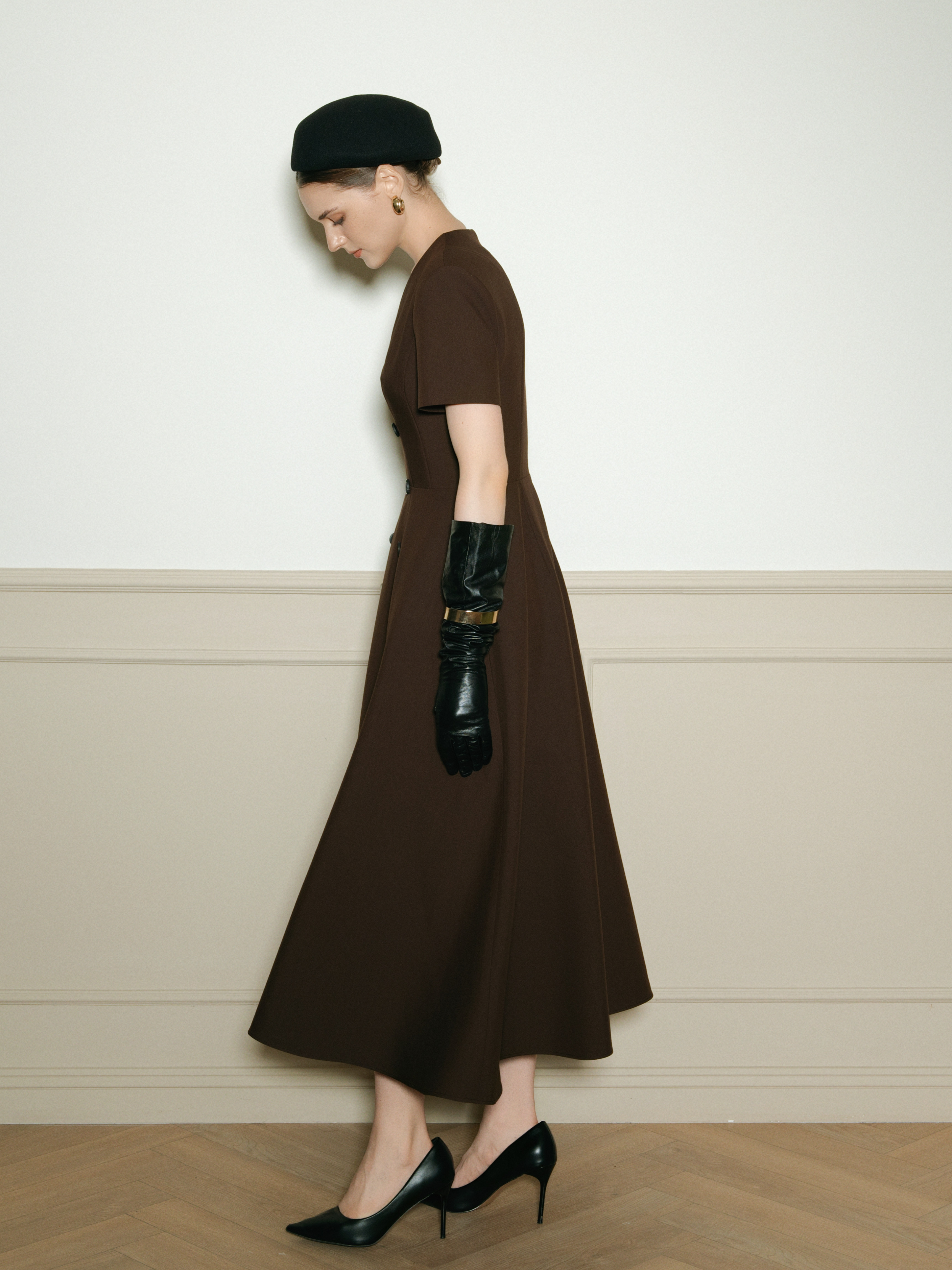 VIVIENNE DRESS - Brown_thumbnail_2