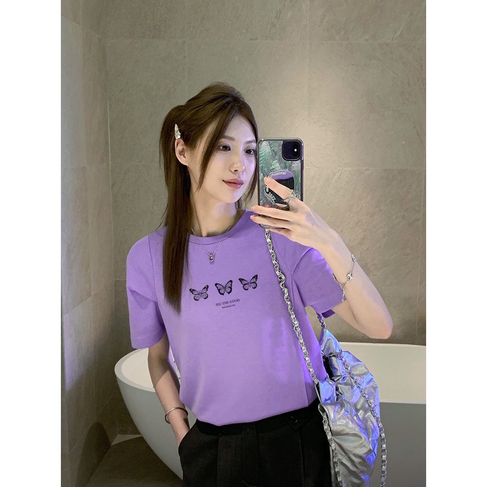 Áo thun nữ form màu xinh vừa regular ARD962 Miucho Chic in mix_thumbnail_2