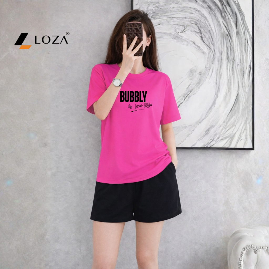 [form rộng] Set bộ đồ nữ dáng rộng hình chữ BUBBLY - Loza BP581_thumbnail_3