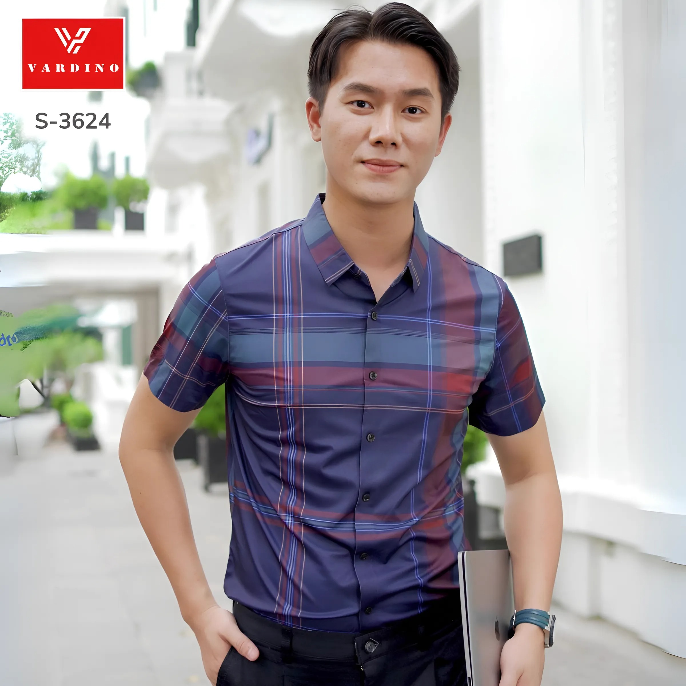 Áo Sơ Mi Ngắn Tay Nam Vardino: Phong Cách và Lịch Lãm