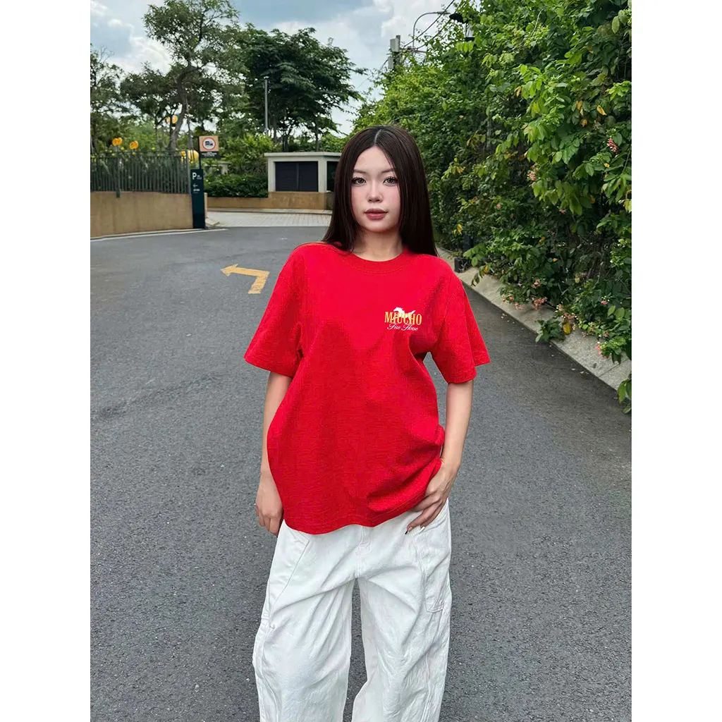 Áo thun Tết Bính Ngọ boxy Miucho thoáng mát dày dặn đứng form basic in mix 3000_thumbnail_4