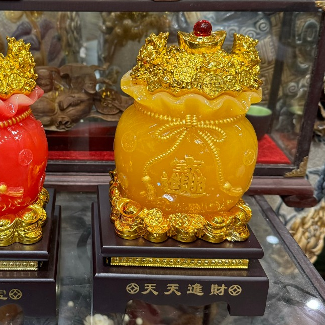 Túi Vàng Kim Bảo Tài Lộc Phong Thủy Nhiều Màu - Phong Thủy Hà Gốm_thumbnail_5