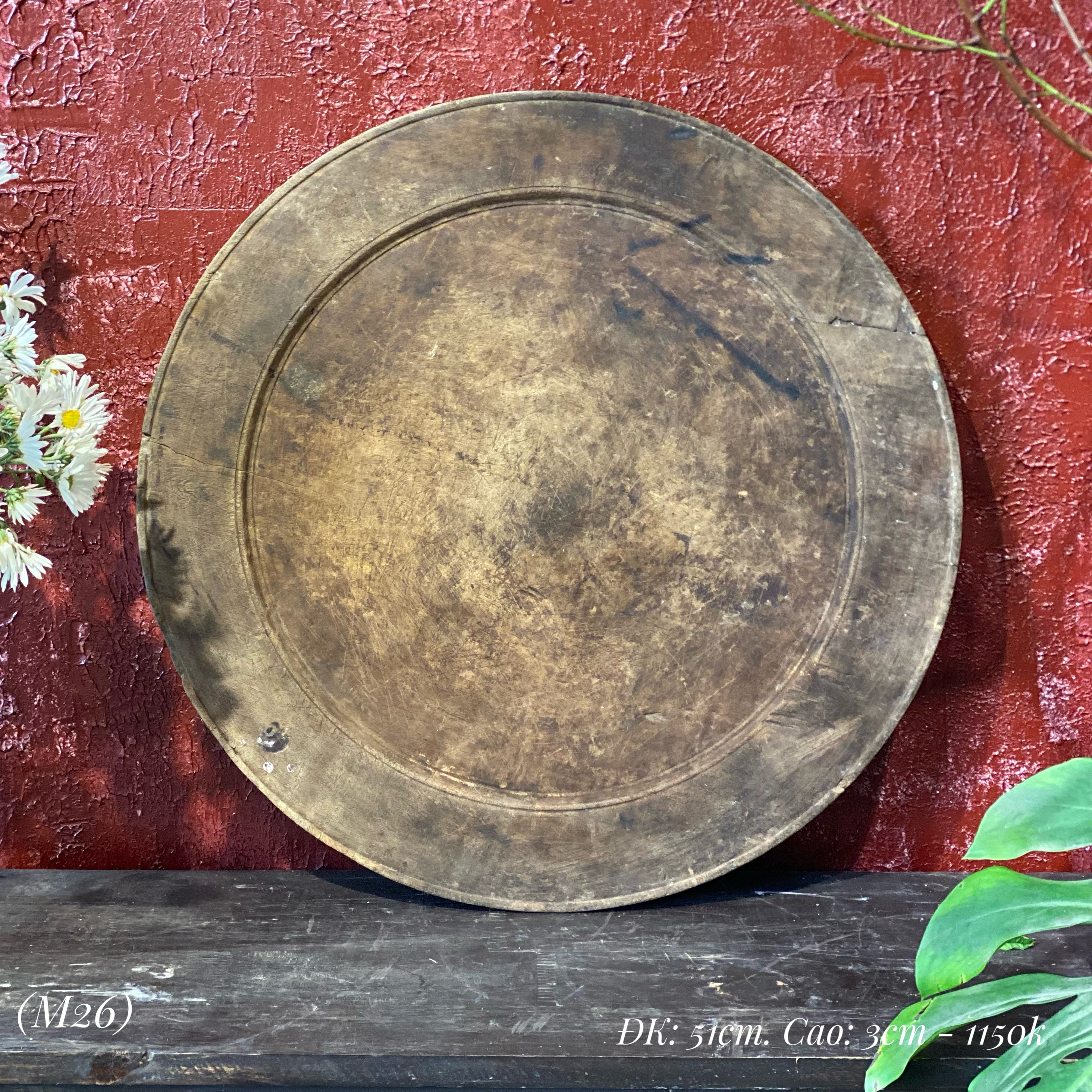 Mâm gỗ M26 - Đường kính 51cm
