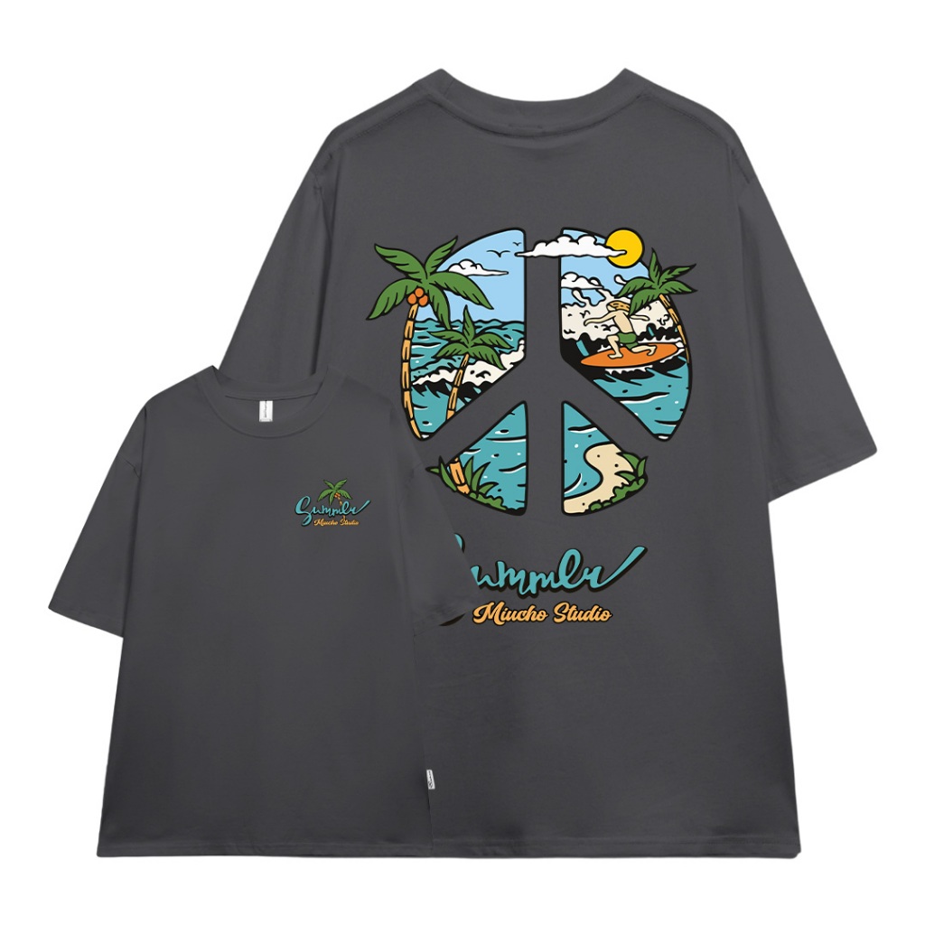 Áo phông nam mùa hè form rộng nhiều màu ATD1033 Miucho Man tay ngắn cổ tròn in mix_thumbnail_10