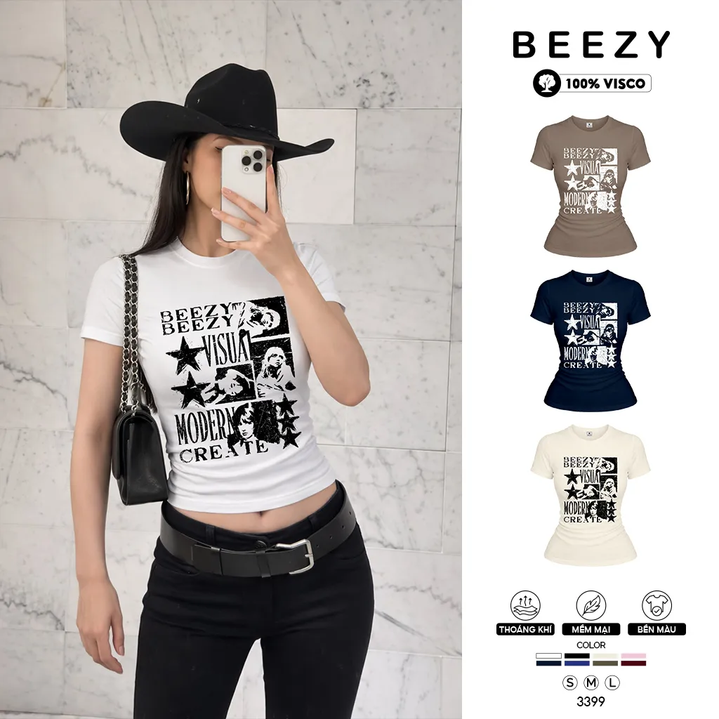 Áo baby tee form ôm phong cách đường phố Beezy 3399