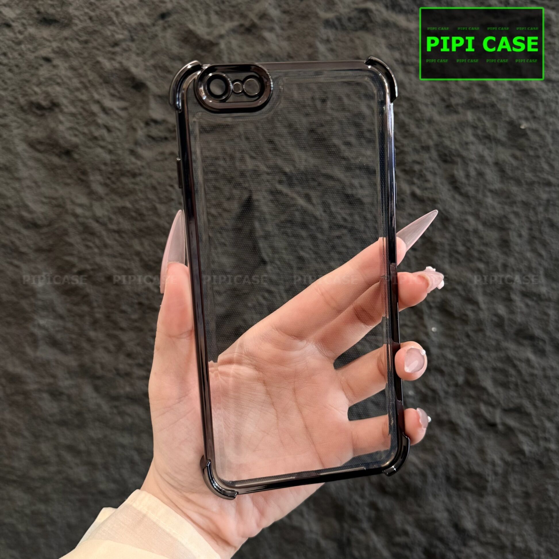 Ốp Lưng iPhone 6 Plus / 6S Plus - Gu - Đen