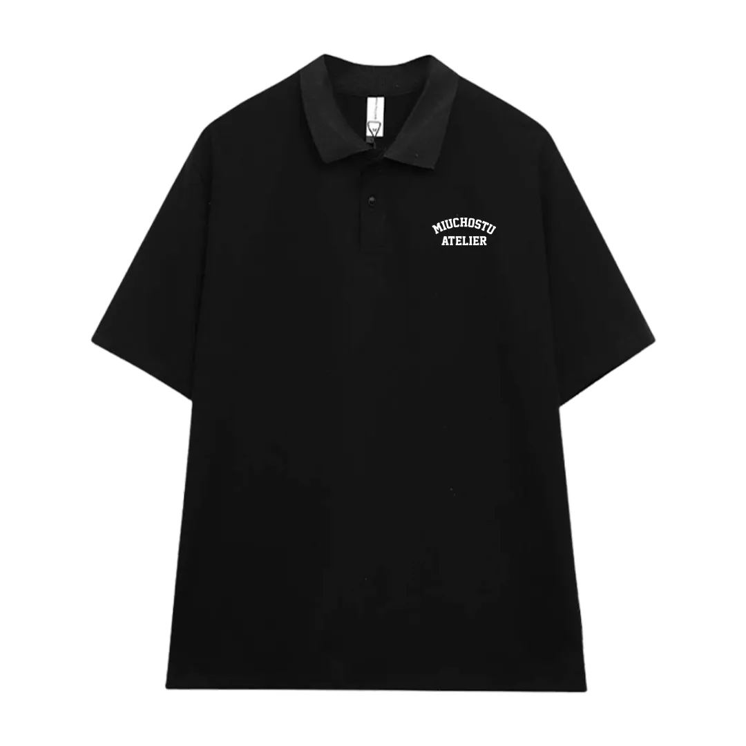 Áo polo form rộng unisex in chữ 2540 Miucho Club vải cotton mềm mịn thoáng mát dễ phối đồ in basic_thumbnail_9