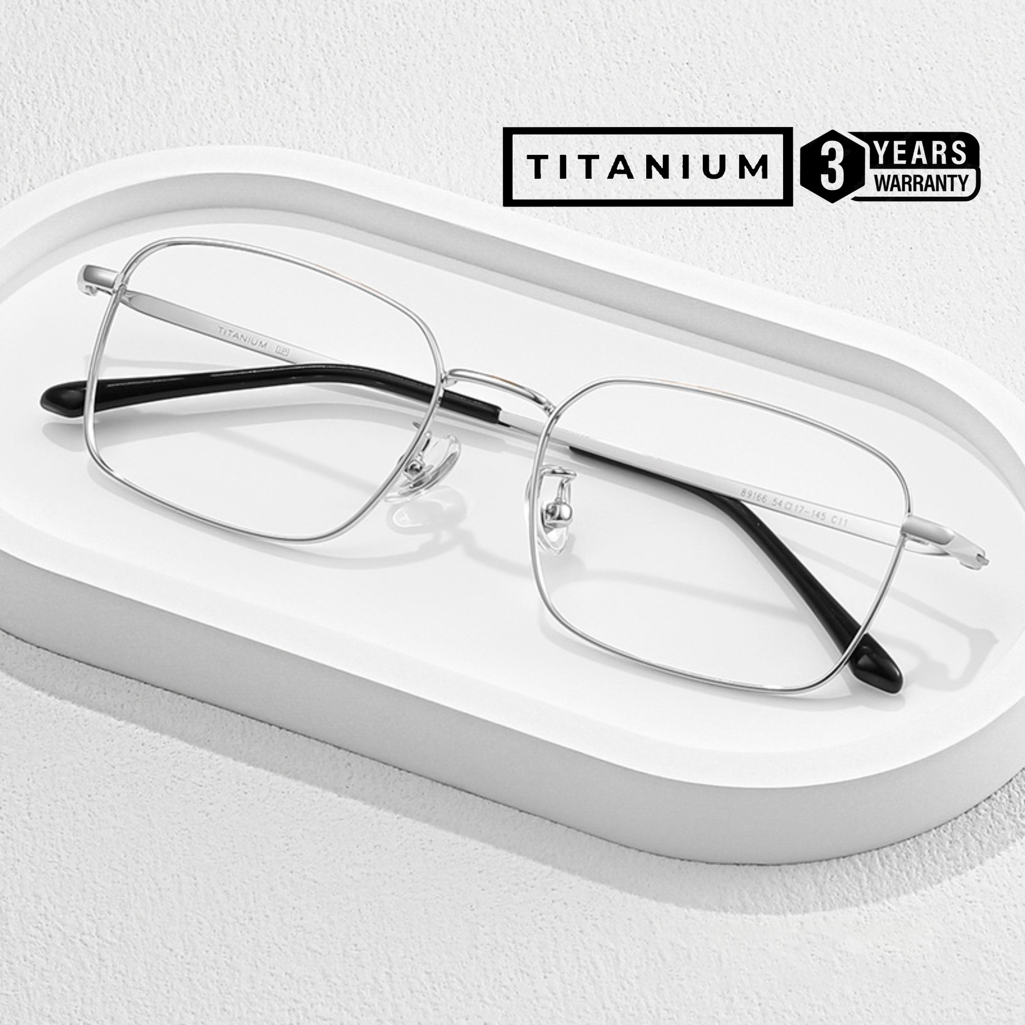 Mắt Kính Titanium Signature Classic Frame Eyewear Model DP60 Titan