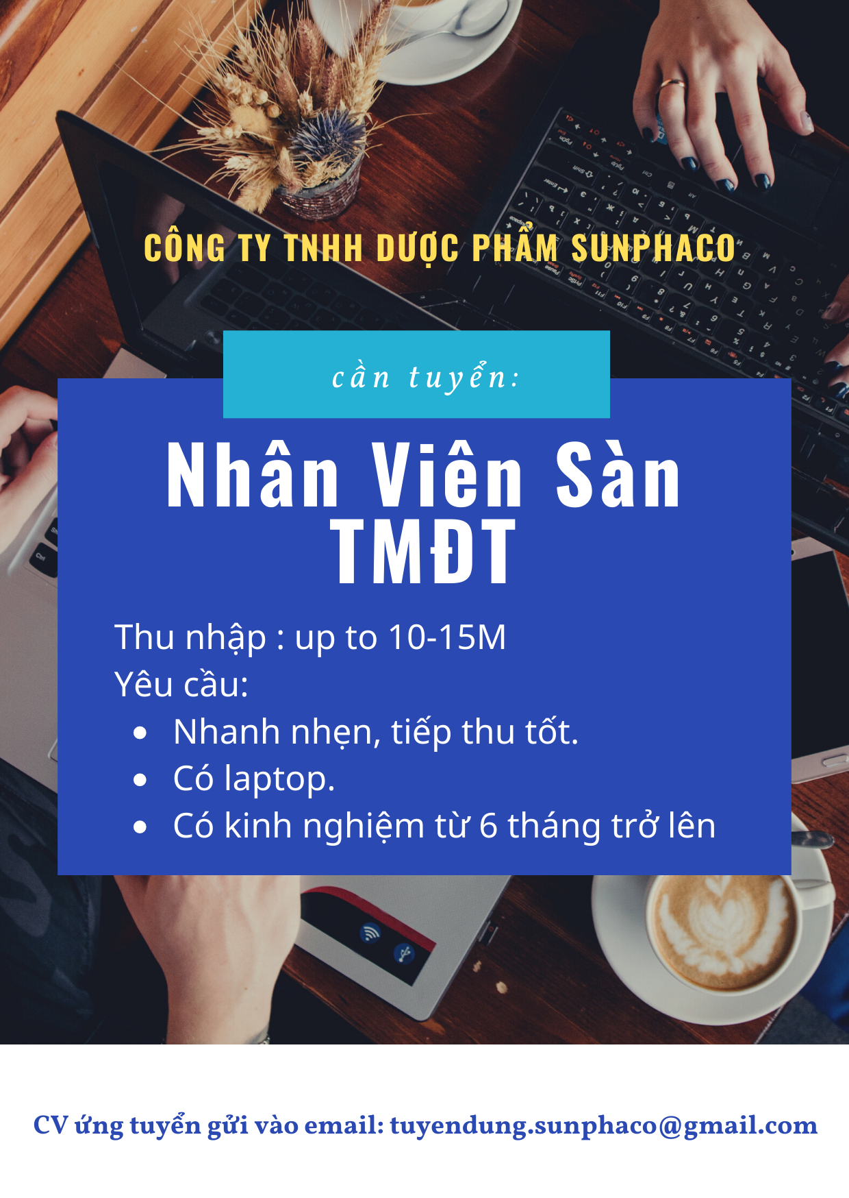 Tuyển dụng nhân viên Sàn TMĐT