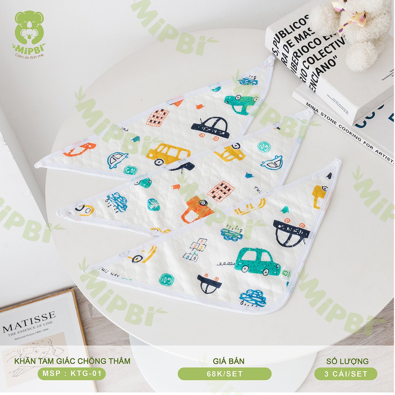 Khăn tam giác chống thấm