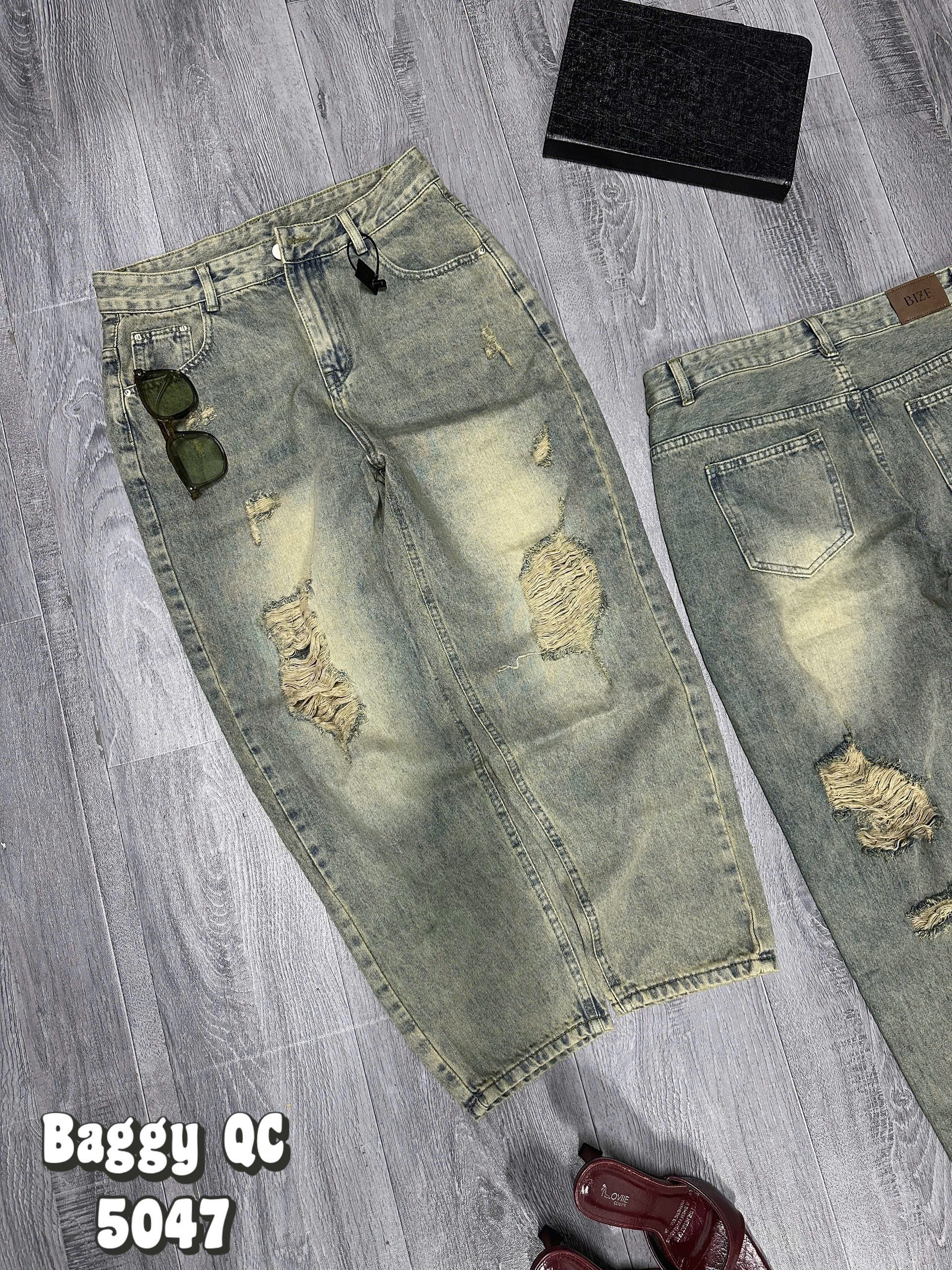 BIGSIZE - Quần baggy rách 2 mặt T-QJ5047_thumbnail_6