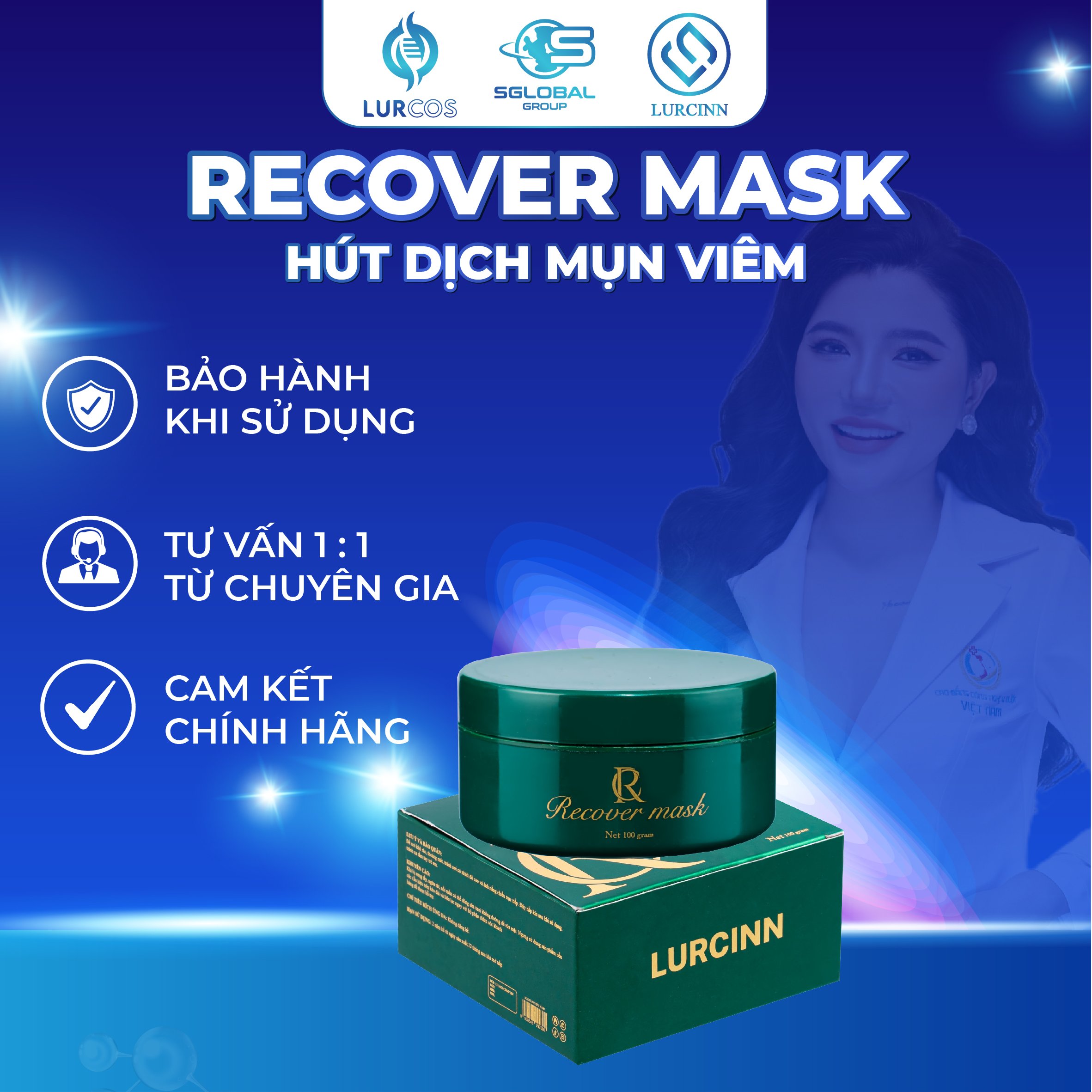 Mặt Nạ Lurcinn Recover Mask 100g