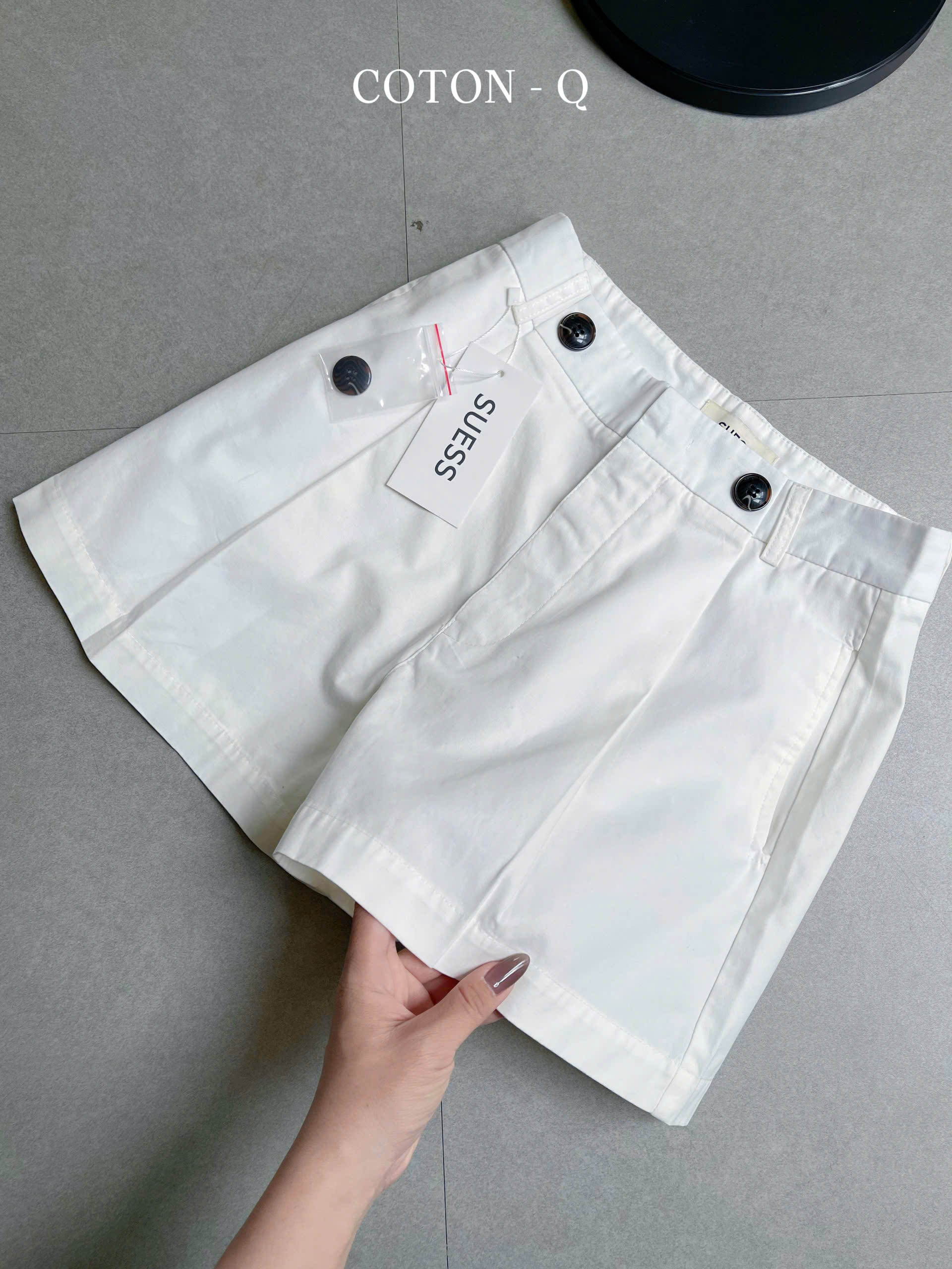 Quần đùi nữ Coton Q 2M ( TRẮNG )_thumbnail_15