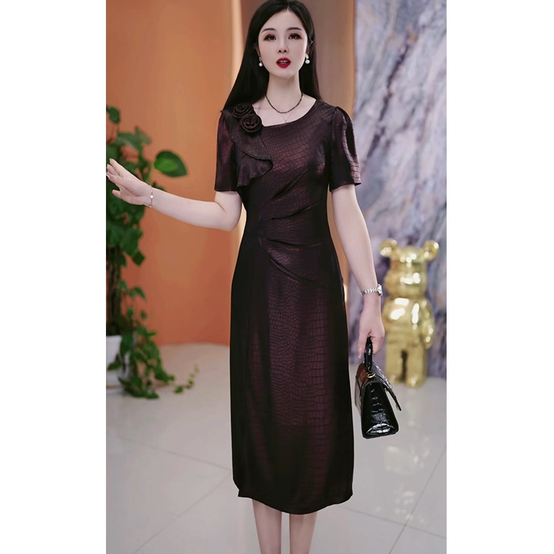 17156-Đầm body đỏ ánh kim nhún eo (thun ánh kim)_thumbnail_1