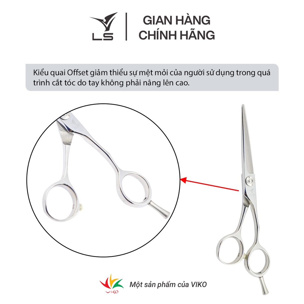 Kéo cắt tóc Viko LS JP551 - bảo hành 1 năm_thumbnail_7