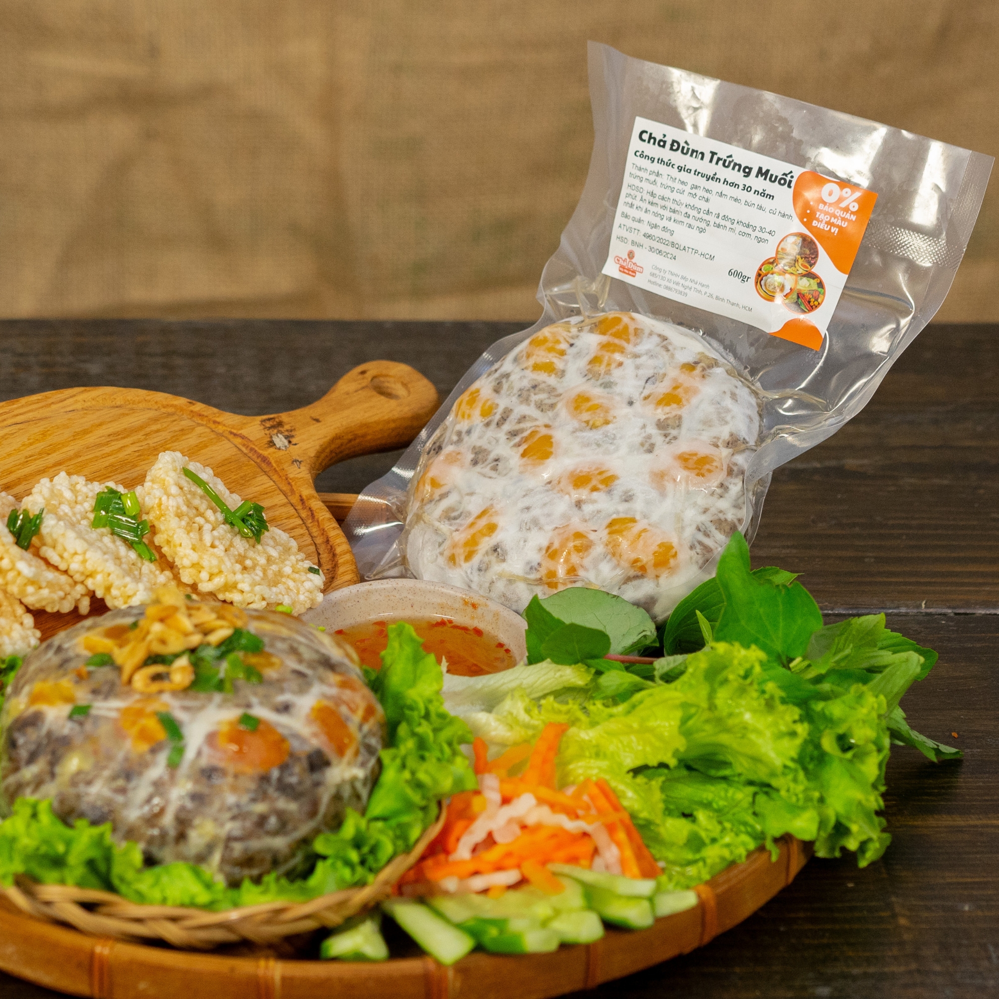 Chả Đùm Trứng Muối 600g – Đặc Sản Gia Truyền 30 Năm, Món Ngon Miền Nam Chuẩn Vị_thumbnail_4