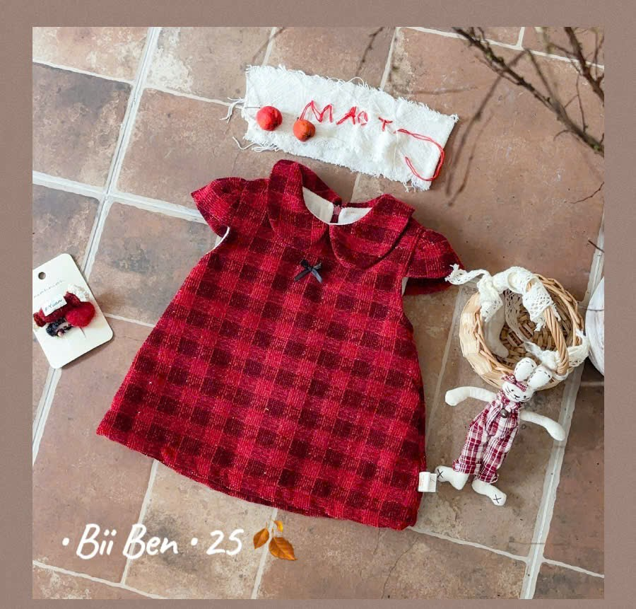(C11) Váy yếm dạ kẻ caro đỏ_thumbnail_0