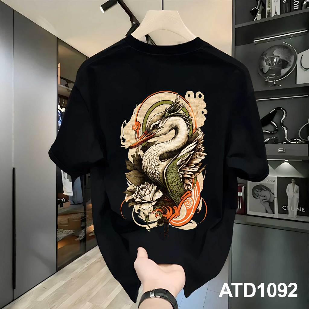 Áo phông form rộng nam local brand đủ size ATD1092 Miucho Iconic tay ngắn cổ tròn in artwork_thumbnail_7