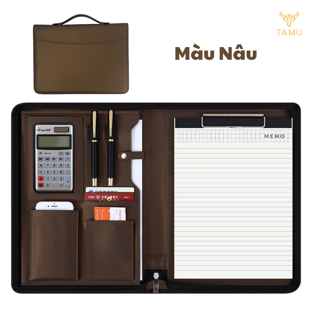Sổ Tay Doanh Nhân TAMU Tặng Kèm Bút Kí và Giấy Chống Mỏi Mắt Đựng Laptop 14inch_thumbnail_16