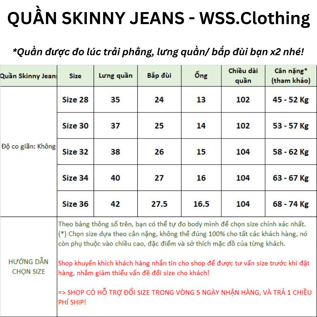 Quần Skinny Jeans đen trơn, Nhập khẩu chính hãng | Black Skinny Jeans_thumbnail_8