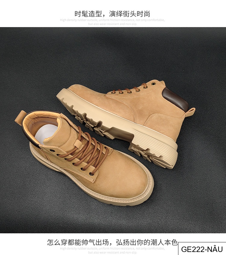 GE222 - Bốt Martin da thật cho Nam, Giày mẫu mới mùa thu, Bốt Da thường ngày Da bò lớp đầu, bốt ngoài trời dễ phối phong cách Anh, nam_thumbnail_2
