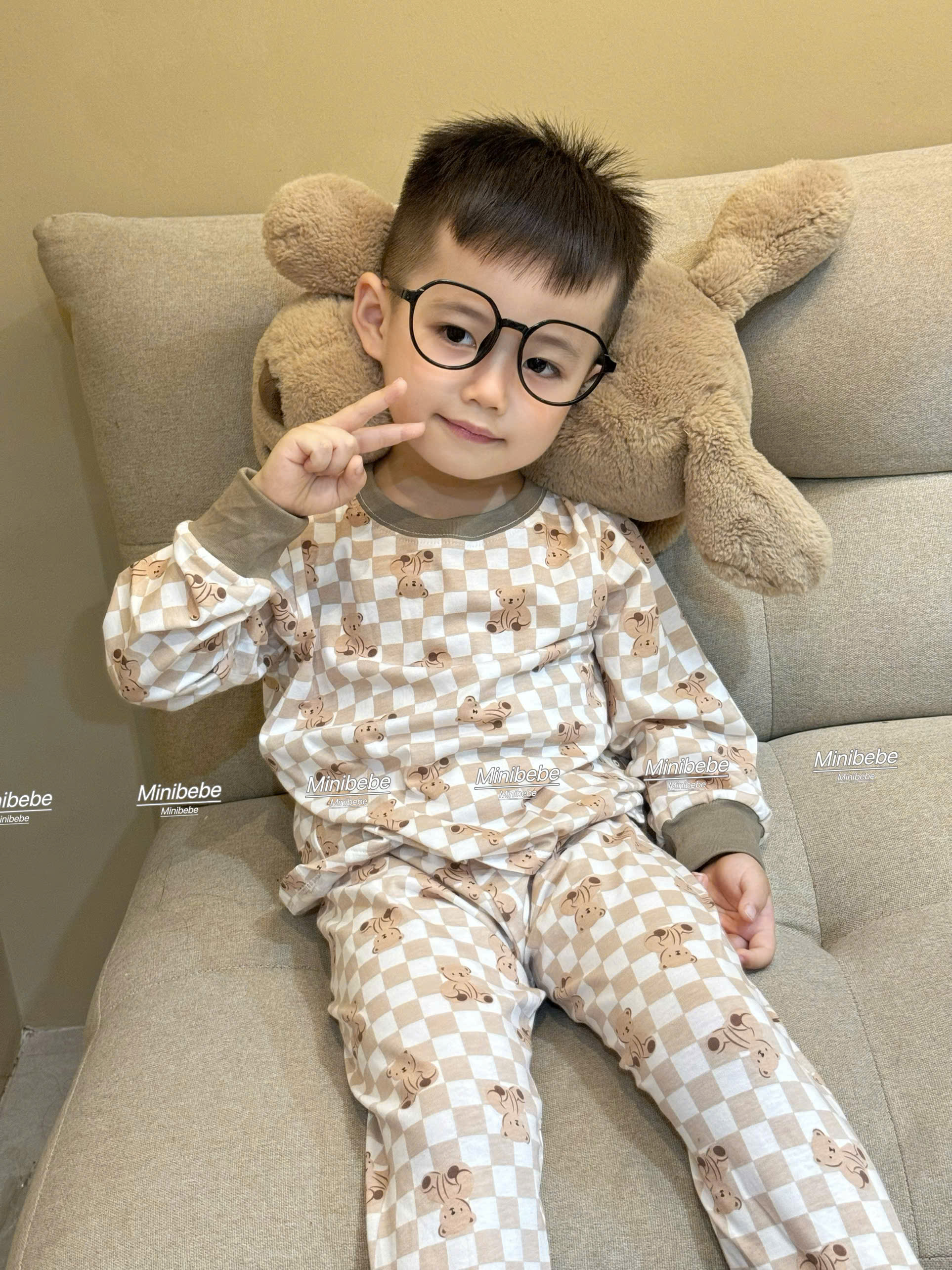 T49 SET 3 BỘ GẤU NÂU SỌC CARO FULL - A100.302_thumbnail_2