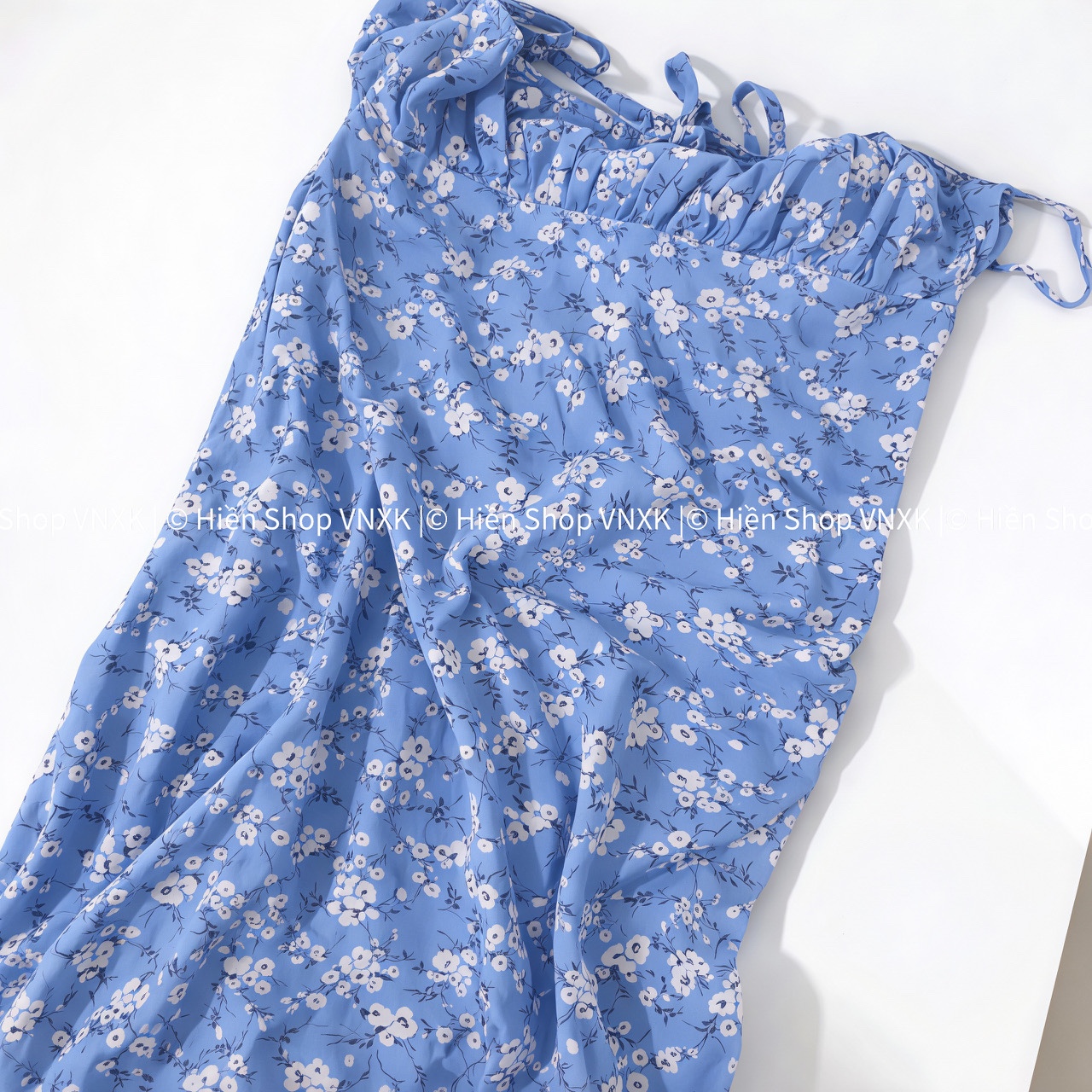 Đầm 2 Dây The Wordshop Xanh Dương