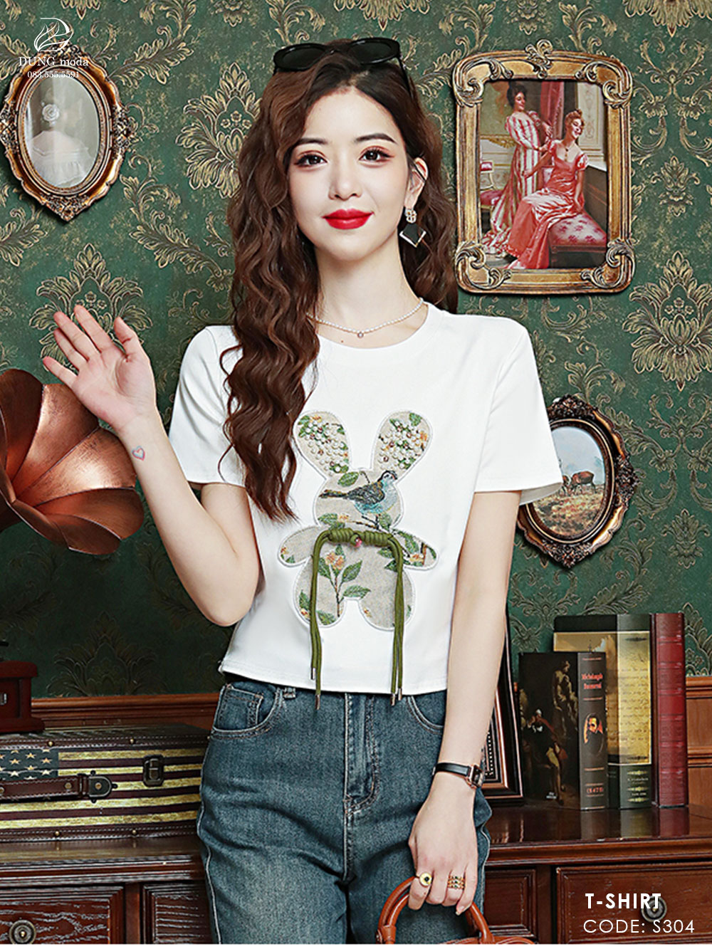 Áo Thun Quảng Châu S304 Trắng 9085_thumbnail_6