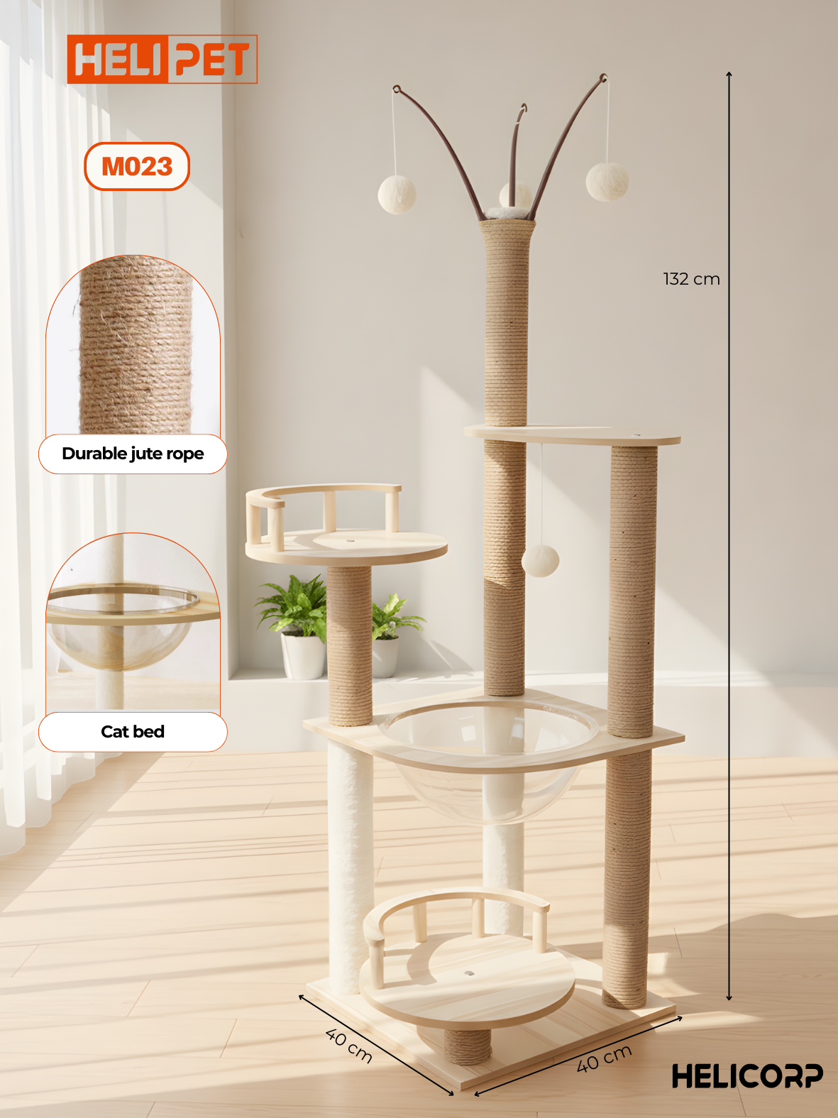 Cat tree HELIPET M023